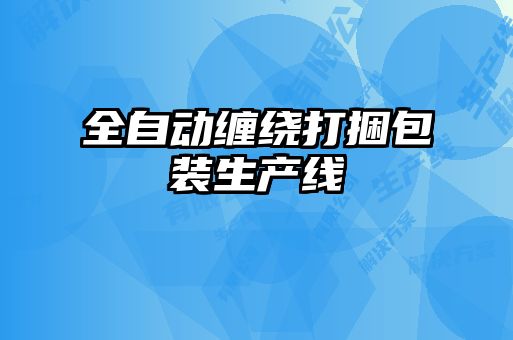 全自動纏繞打捆包裝生產線