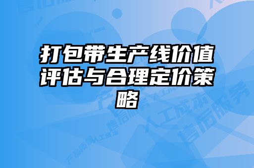 打包帶生產線價值評估與合理定價策略