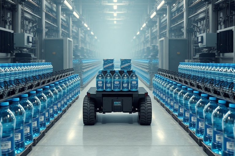 大型桶裝產(chǎn)品自動碼垛系統(tǒng)