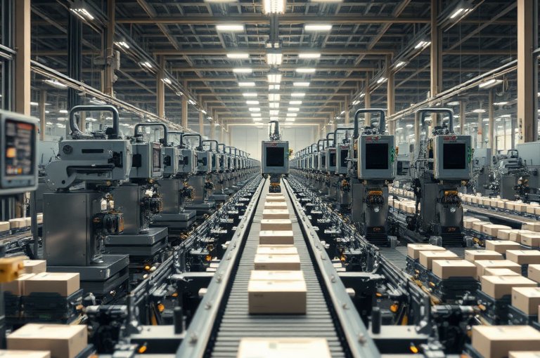 全自動吸盤碼垛機(jī)器人