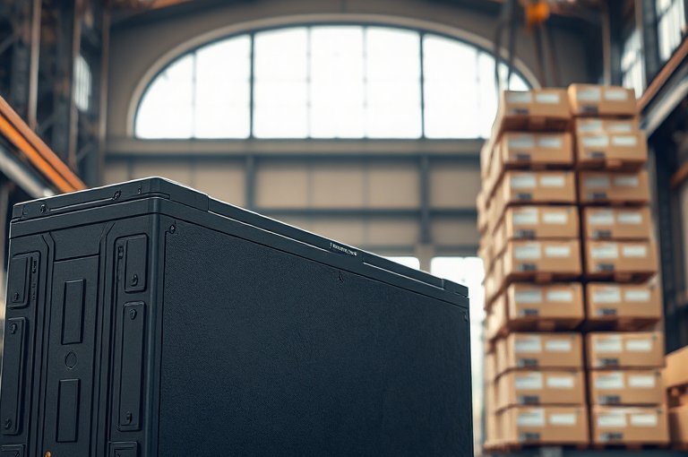 全自動塑料箱碼垛機器人