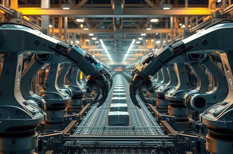 堆垛機器人自動化系統